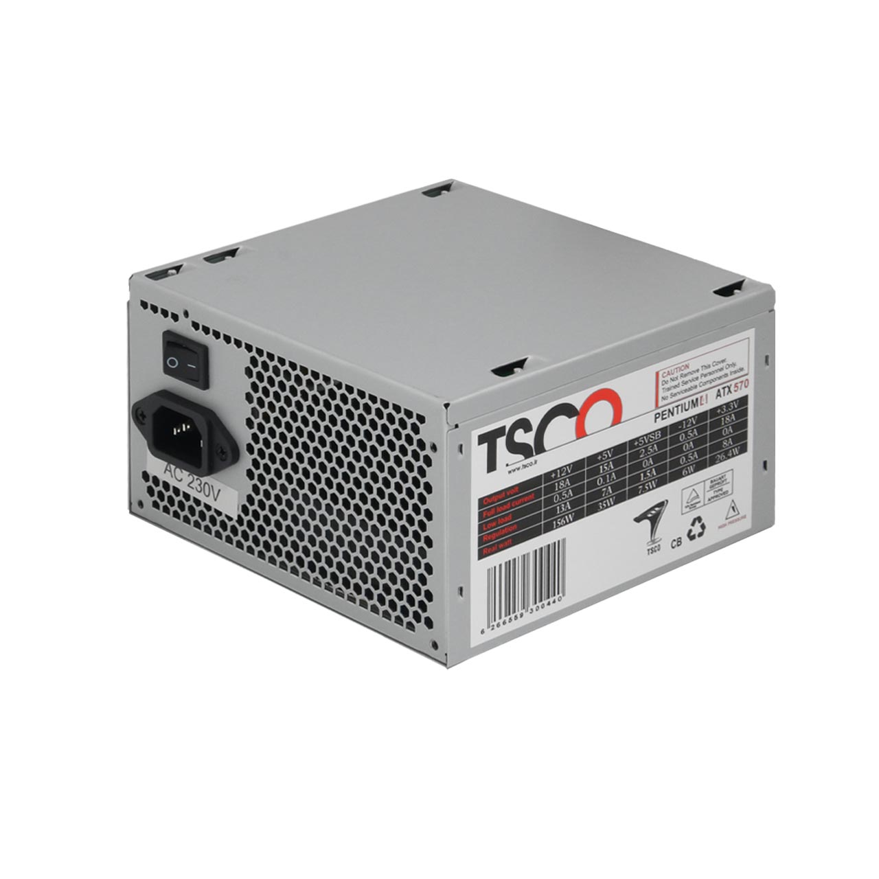 منبع تغذیه کامپیوتر تسکو TP 570