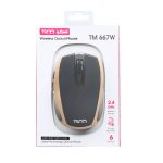 ماوس بی سیم تسکو TM 667W - مشکی طلایی