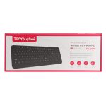 کیبورد با سیم تسکو مدل TK 8011 - مشکی به همراه 12 کلید مولتی مدیا