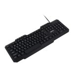 کیبورد با سیم تسکو مدل TK 8019 دارای BACK LIGHT چند رنگ (به همراه 10 کلید مولتی مدیا)