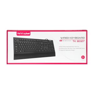 کیبورد تسکو مدل TK 8027 با حروف فارسی