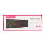 کیبورد با سیم تسکو مدل TK 8031 دارای RGB با قابلیت قفل کردن کلید استارت