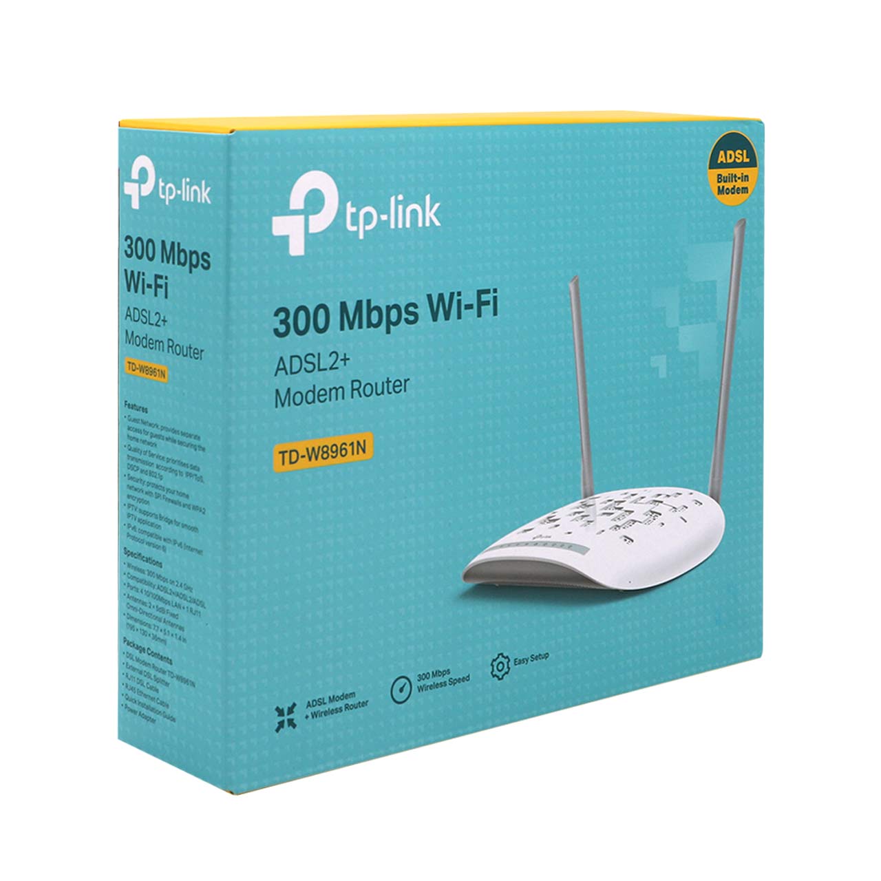 TP-LINK TD_W8961N _Ver 4.0 300Mbps Wireless N ADSL2+ Modem Router مودم