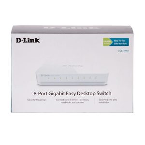 سوییچ 8 پورت دی-لینک مدل DES-1008A