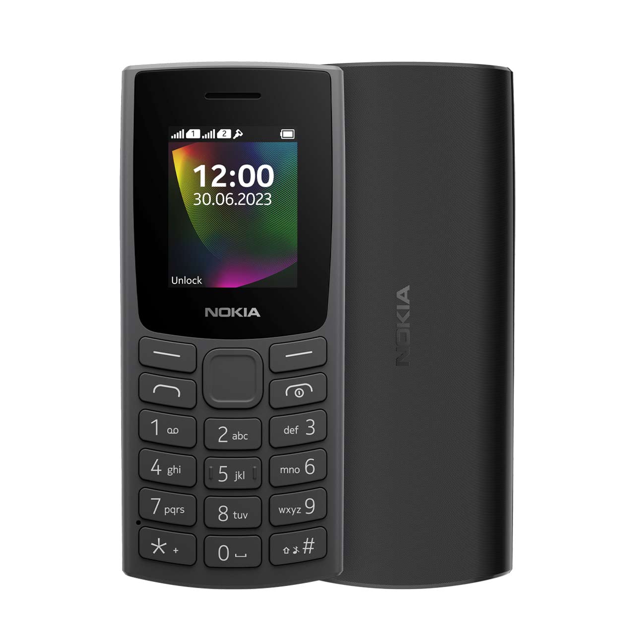 گوشی موبایل Nokia مدل 2023-106 دو سیم کارت - ذغالی - اصلی