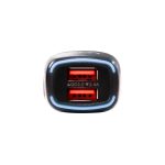 شارژر فندکی 30W فست دو پورت تسکو مدل TCG 40 به همراه کابل شارژ Type-C - مشکی