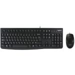 کیبورد و ماوس با سیم لاجیتک مدل MK120 اصلی