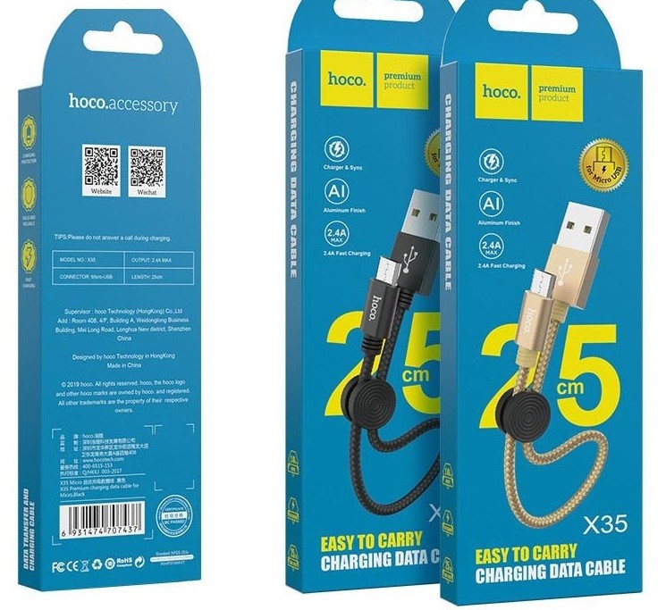 کابل تبدیل USB به microUSB هوکو مدل x35
